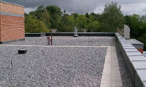 Устройство плоской крыши